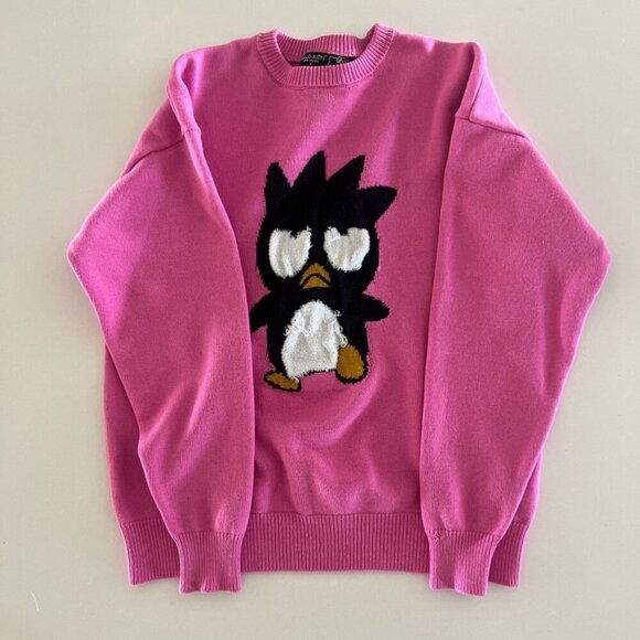 Hello Kitty Sweater Badtz Maru Pink  Small Forever 21 x Hello Kitty - Picture 4 of 6